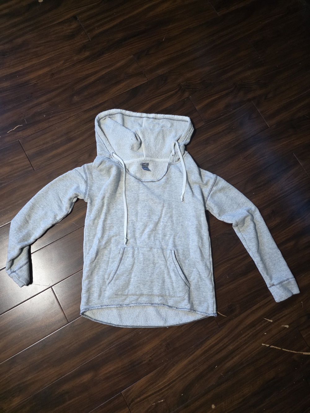aerie Light Gray Pullover Hoodie